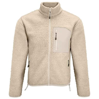 SOLS Unisex Erwachsene Fury Sherpa Fleece Jacke (Shear Beige/Beige)