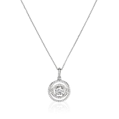 Orphelia Damen-Kette aus 925er Sterlingsilber mit Anhänger – Silber ZH-4841