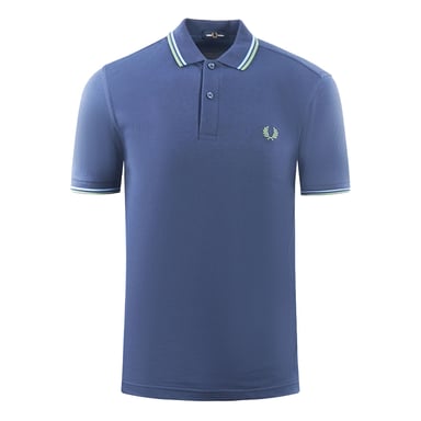 Fred Perry Twin Tipped M3600 P26 Marineblaues Poloshirt