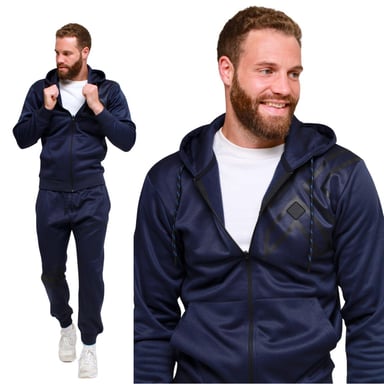 Mens Kam Two Piece Tracksuit Hoodie & Jogger Set