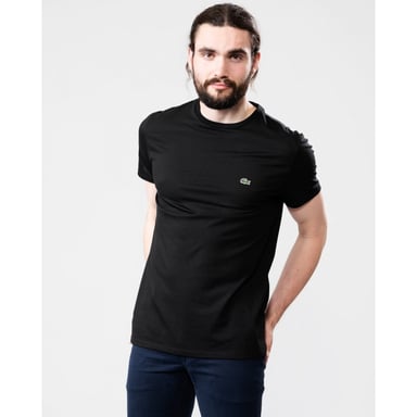 Lacoste Herren T-Shirt Jersey aus Pima-Baumwolle uni
