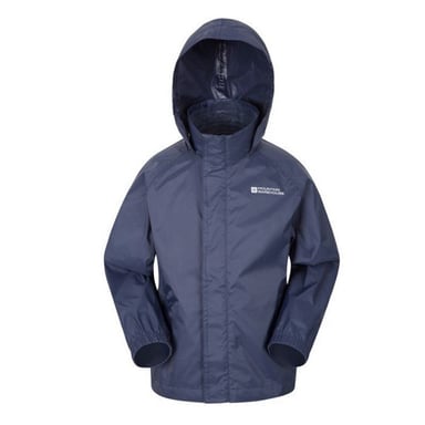 Mountain Warehouse Childrens/Kids Pakka Wasserdichte Jacke (Dunkelblau)