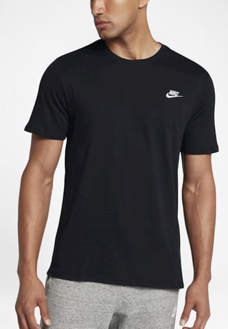 Nike Sportswear Club Herren-T-Shirt in Schwarz
