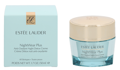 E.Lauder Nightwear Plus Night Detox Cream.