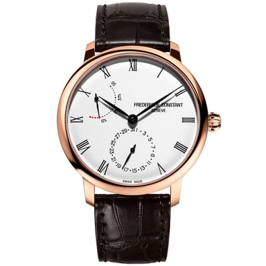 Frédérique Constant Slimline Braun Herren Armbanduhr FC-723WR3S4