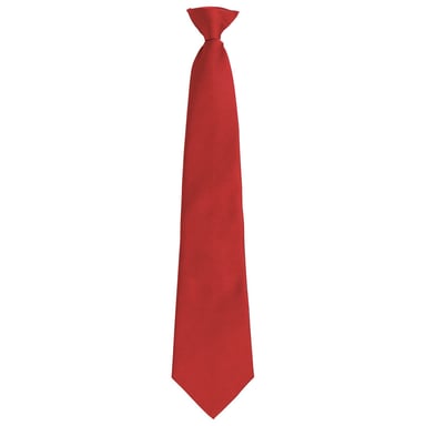 Premier - "Colours Fashion" Krawatte Zum Anklemmen für Herren/Damen Unisex (Rot)