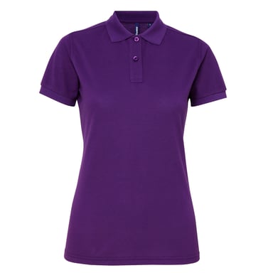 Asquith & Fox - Polo-Shirt mit kurzen Ärmeln - Damen (Violett)