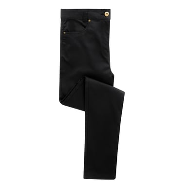 Premier Womens/Ladies Performance Chinos (Schwarz)