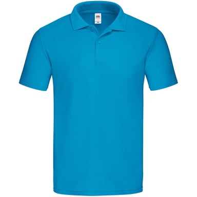 Fruit of the Loom Herren Original Pique Polo Shirt (Azurblau)
