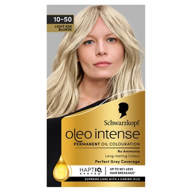 Oleo Intense Permanent Oil Colour Hair Dye, - 10-50 Ash Blonde