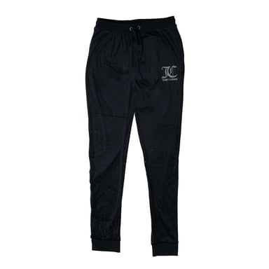Pantalon jogging Velour paillettes Juicy Couture Pour Fille en Bleu Marine
