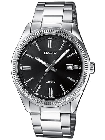 Casio Casio Collection Silber Herren Armbanduhr MTP-1302PD-1A1VEF