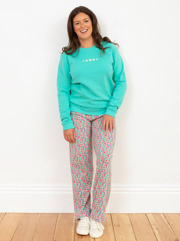 Kite Clothing Regis Wide Leg Loungers Petal Perfume
