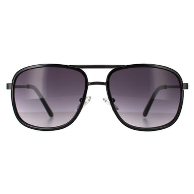 Guess Aviator Mens glänzend schwarz rauchen Gradient GF0216