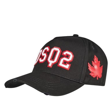 Dsquared2 DSQ2 Maple Leaf Cap Sn22 in Schwarz
