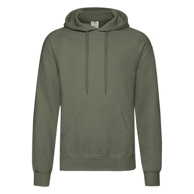 Fruit Of The Loom Herren Sweatshirt mit Kapuze / Hoodie (Klassisch Oliv)