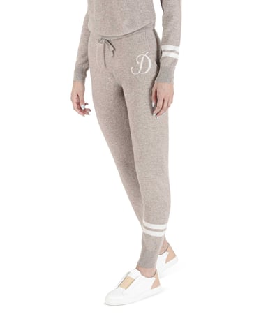 Pantalon De Survãªtement En Cachemire Crown Of Edinburgh Morningside Camel D