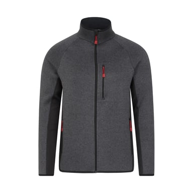 Mountain Warehouse Herren Treston Full Zip Fleece Jacke (Schwarz)