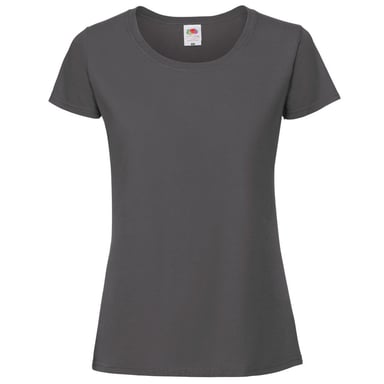 Fruit Of The Loom Damen/Damen Ringspun Premium T-Shirt (Bleistiftgrau)