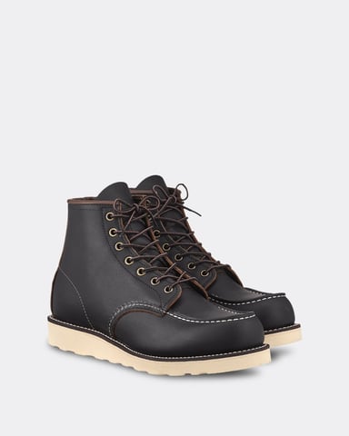 Red Wing Schuhe Heritage Arbeit 6inch Moc Toe Prairie Männer schwarz Stiefel