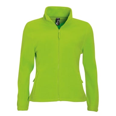 SOLS Damen North Fleece-Jacke mit durchgehendem Reißverschluss (Limette)