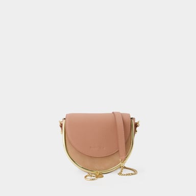 Mara Umhängetasche Abendtasche - See By Chloé - Leder - Coffee Pink