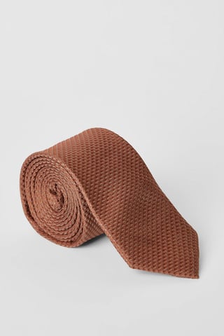 Rust Textured Tie