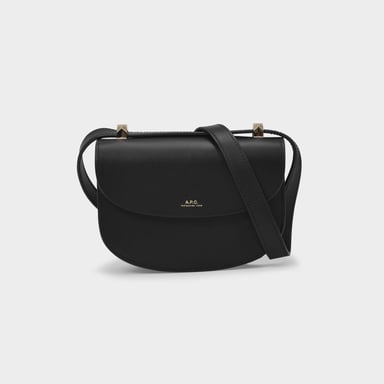 Geneve Mini-Hobo-Tasche - A.P.C. - Schwarz - Leder