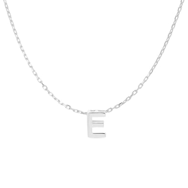 Luxenter Sterling Silber 925 rhodiniert Halskette - Alphabet