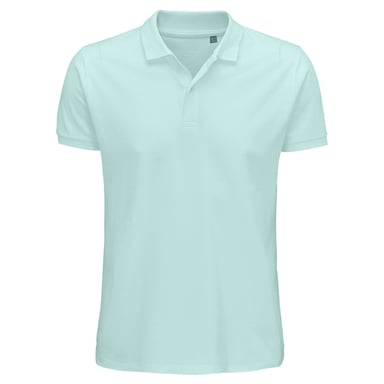 SOLS Herren Planet Pique Bio-Poloshirt (arktisch blau)