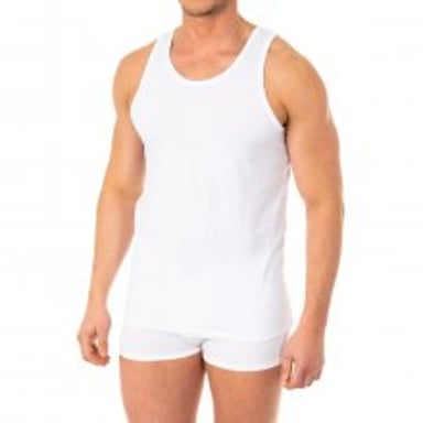 T-Shirt mit weitem Träger und Rundhalsausschnitt für Herren A0DGN. Komfort und perfekte Passform.