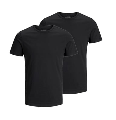 Jack & Jones 2er-Pack Herren Baumwoll T-Shirt Rundhals