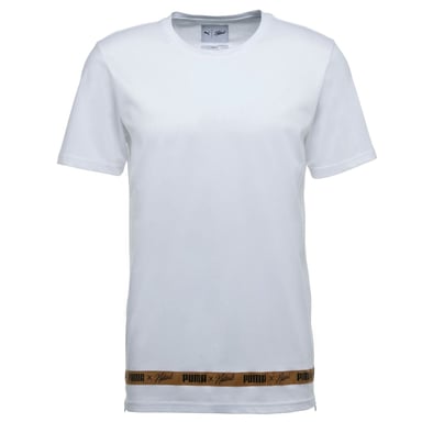 Puma x Naturel Herren T-Shirt Marked Casual Top White 574180 02