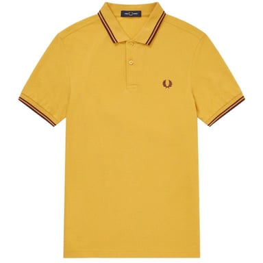 Fred Perry Twin Tipped M3600 480 Polo Jaune