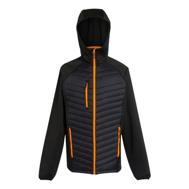 Regatta - "Navigate" Hybridjacke für Herren (Schwarz/Orangenpop)