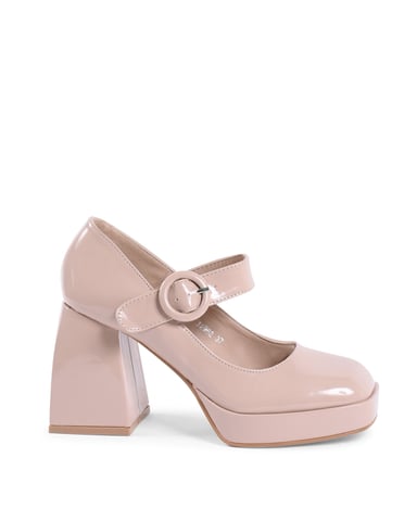 V Italia Damen Mary Jane Pump Nude J2962 Nude