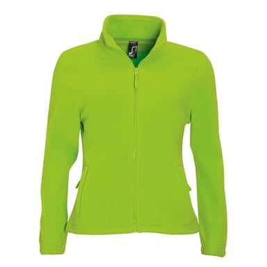 SOLS Womens/Ladies North Full Zip Fleece Jacke (Limette)