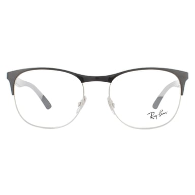 Ray-Ban Square Schwarz Silber Herrenbrille Rahmen
