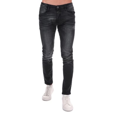 Jean Maylead Slim Fit Duck and Cover Pour Homme en Noir