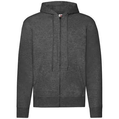 Fruit of the Loom - Sweatshirt, mit Kapuze für Herren (Grau meliert)