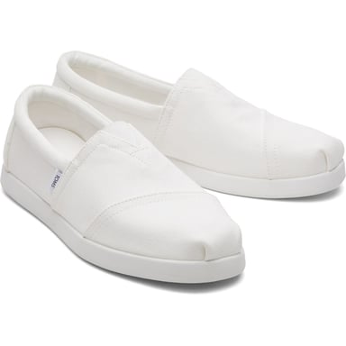 TOMS Alpargata Forward 100% Baumwolle Herren Espadrilles Weiß