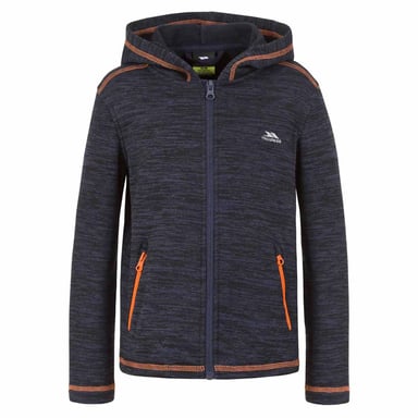 Trespass - Polaire SHAW - Garçon (Bleu marine / Orange Chiné)