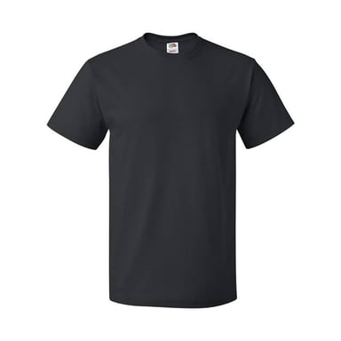 Fruit of the Loom - T-Shirt für Herren/Damen Unisex (Schwarz)