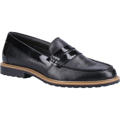 Hush Puppies Damen/Damen Verity Leder Freizeitschuhe (Schwarz)
