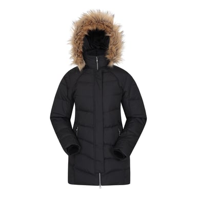 Mountain Warehouse - "Isla II" Daunenjacke für Damen (Pechschwarz)