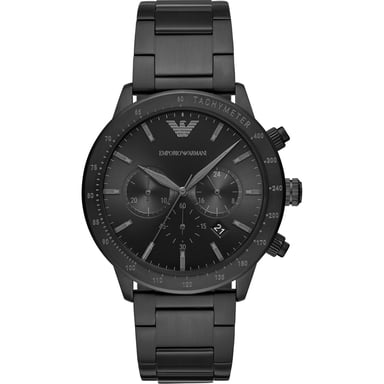 Emporio Armani Mario Schwarz Herren Armbanduhr AR11242