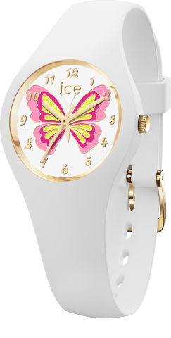 Ice Watch Ice Fantasia - Butterfly Lily Weiß Mädchen Armbanduhr 021951 - XS