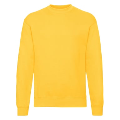 Fruit of the Loom Herren Classic 80/20 Set-in Sweatshirt (Sonnenblumengelb)