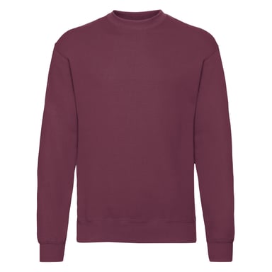 Fruit Of The Loom Herren Set-In Belcoro® Yarn Sweatshirt (Burgund)