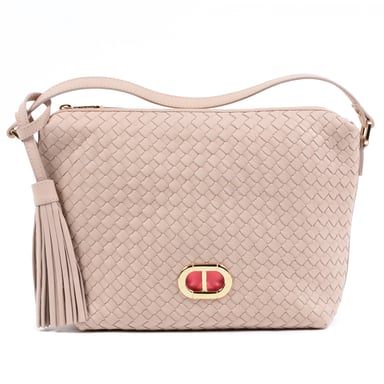 Dee Ocleppo Frauentasche GM1792 INTRECCIO MIAMI SILBER PINK